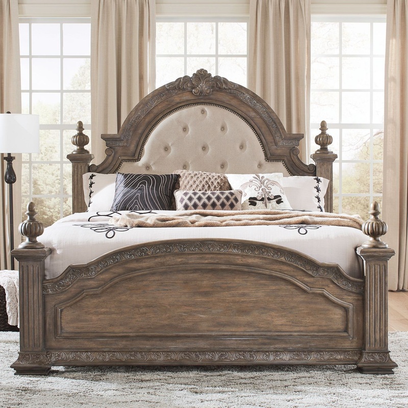 Carlisle Court – Poster Bed|Light Brown|King|Queen|California King