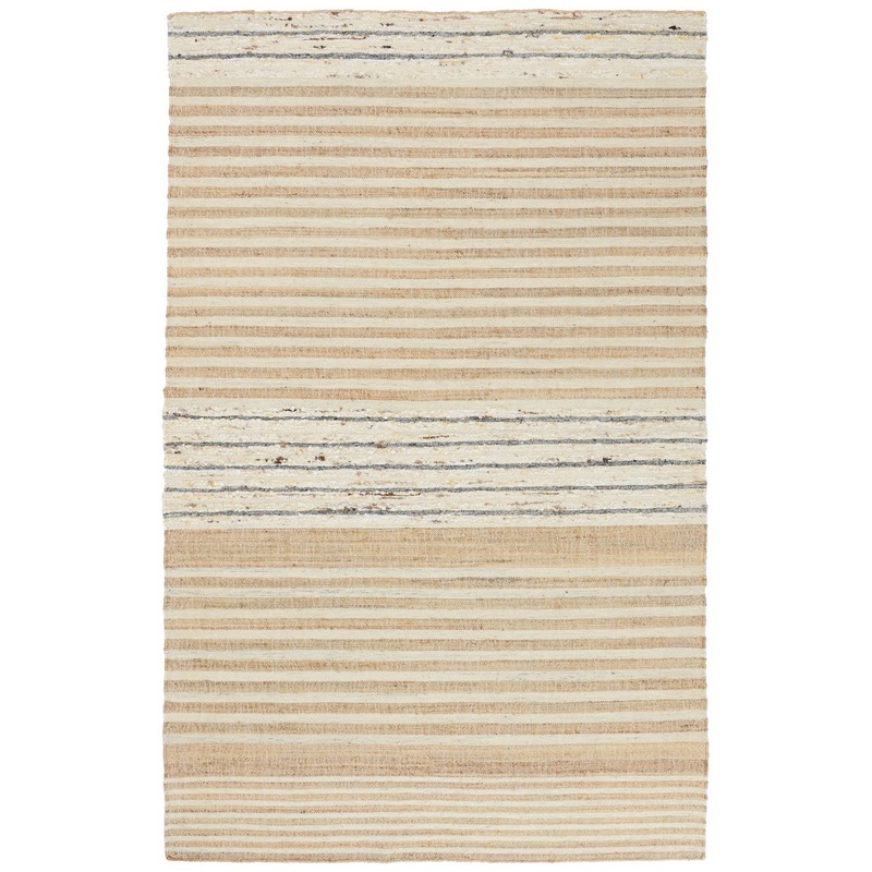 Comporta – 2.6′ x 8′ Pego Stripe Rug – Natural Multi