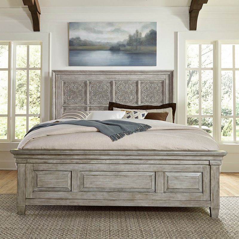 Heartland – King California Panel Bed – White