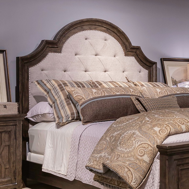 Paradise Valley – Upholstered Arched Panel Headboard