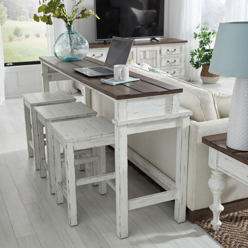 River Place – 4 Piece Living Room Set – White