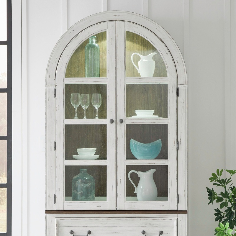 River Place – Curio Hutch – White