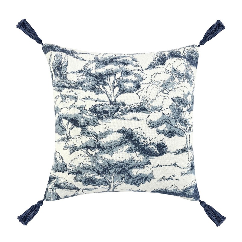 Villa Classics – TL Stonework Pillow – Denim Blue