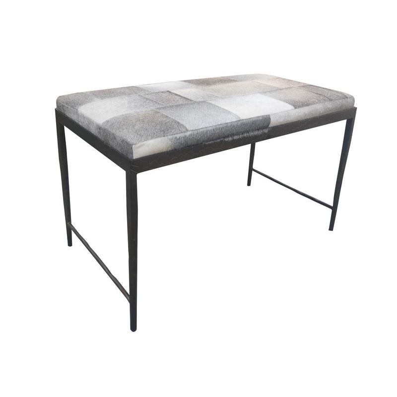Achen – Hide Bench|Sparrow Gray|Ivory|Blonde