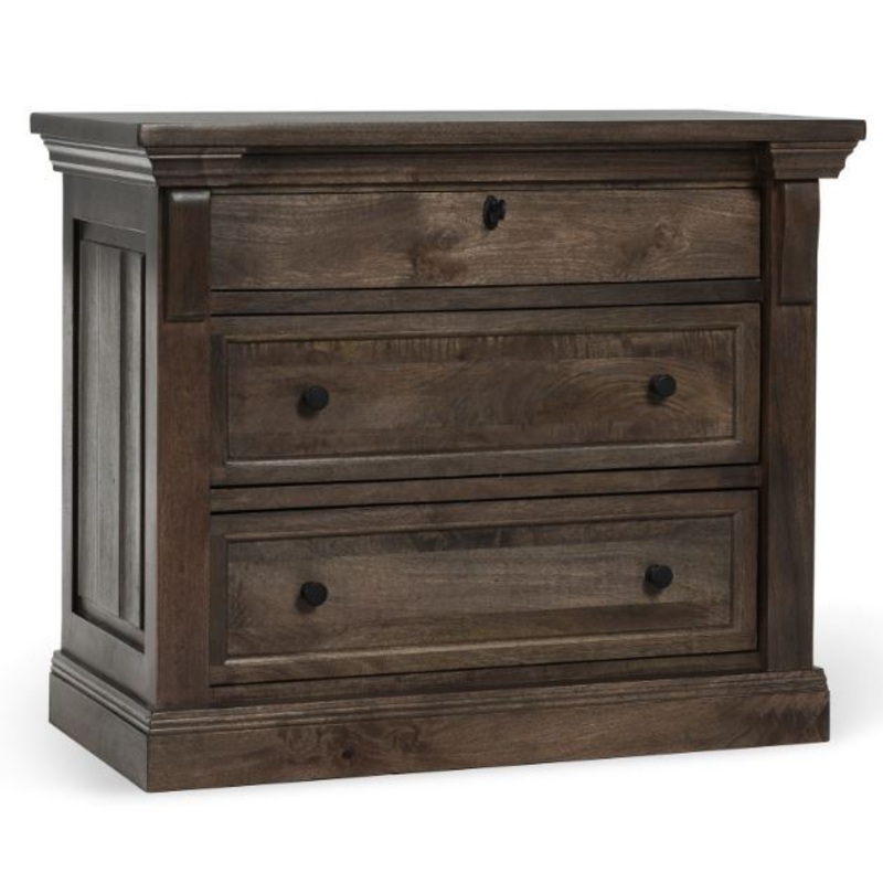Adelaide – Wood 3 Drawer Nightstand – Cocoa Brown