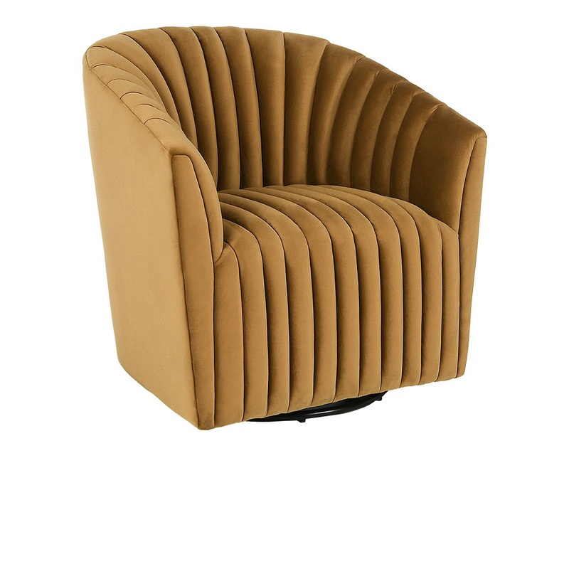 Arline – Swivel Accent Chair|Bronze