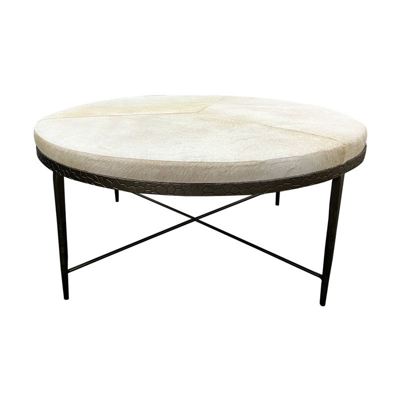 Bose – Hide Round Coffee Table – Ivory