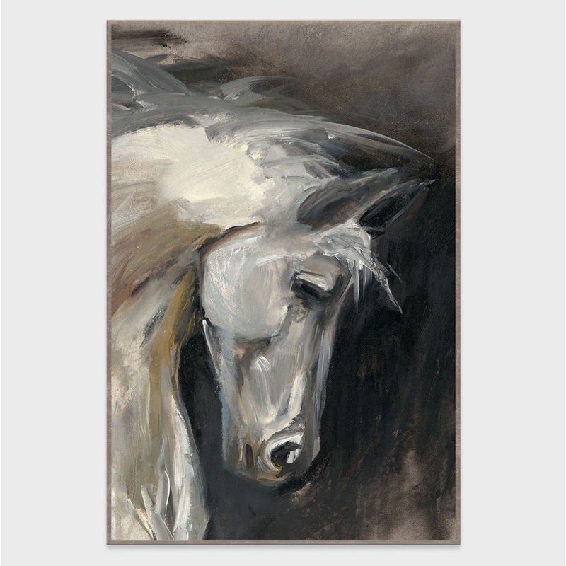 Dash II – Canvas Art – Dark Gray