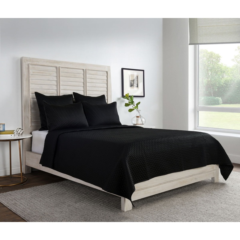 Diamond – Quilt Set|Onyx|Pebble|White|4 Piece Set|3 Piece Set