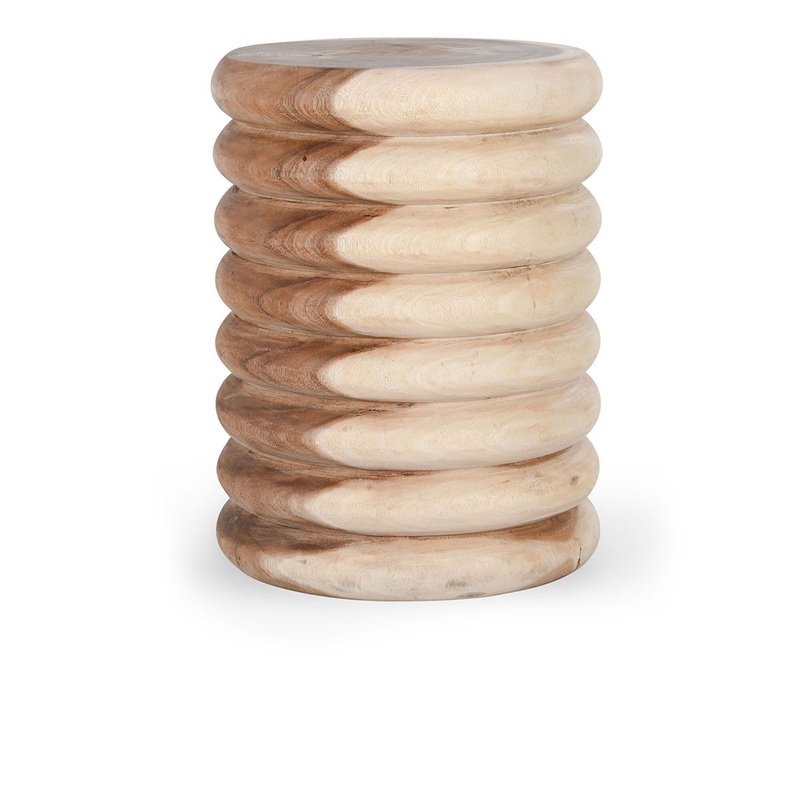 Gala – Round End Table – Natural