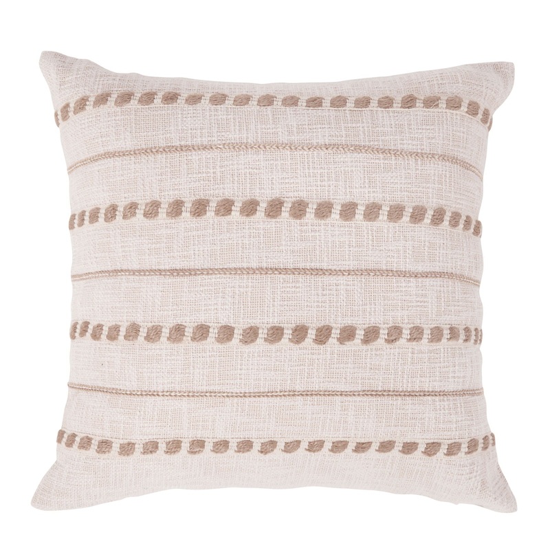 Melange – ML Lago Pillow – Ivory/Natural
