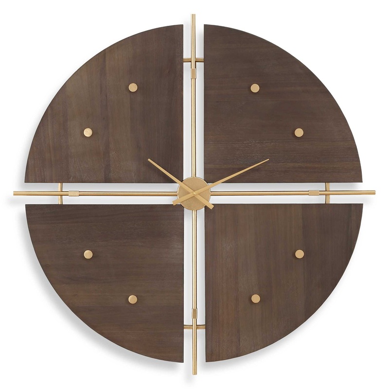 Walnut Elegance – Wall Clock
