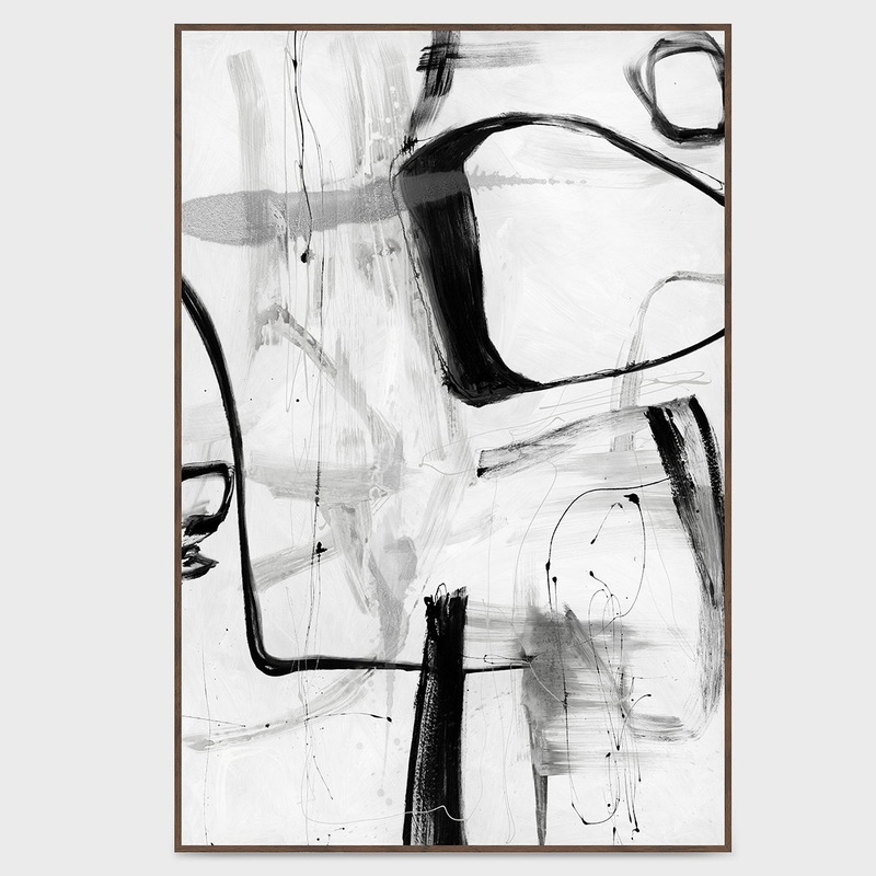 Yin – Canvas Art|Black|30″W x 2″D x 40″H|40″W x 2″D x 60″H|48″W x 2″D x 72″H