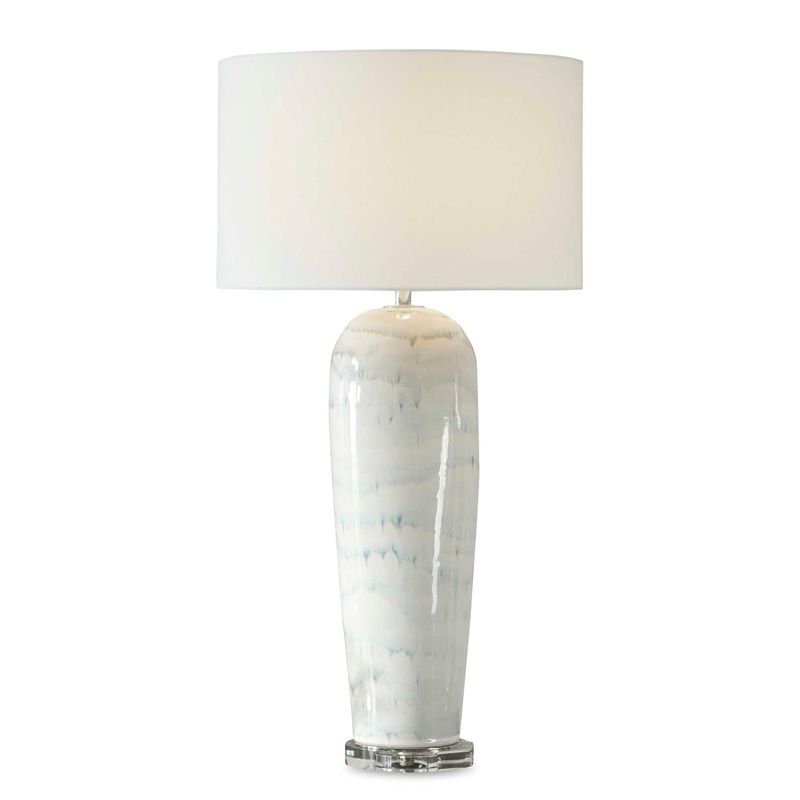 Arden – White Glaze Table Lamp