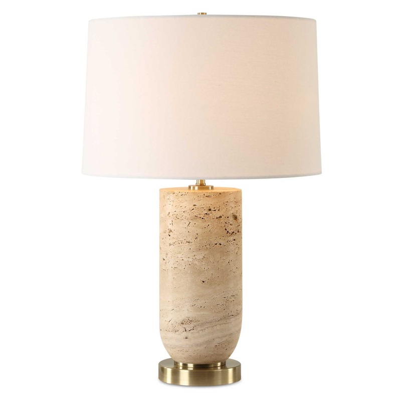 Aubrey – Travertine Table Lamp