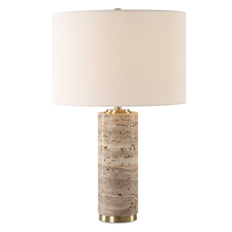 Cortado – Travertine Table Lamp