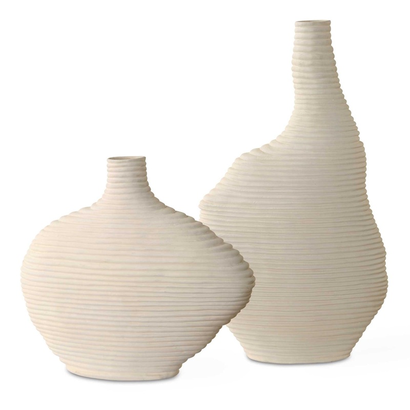 Duostacked – Matte White Vases (Set of 2)