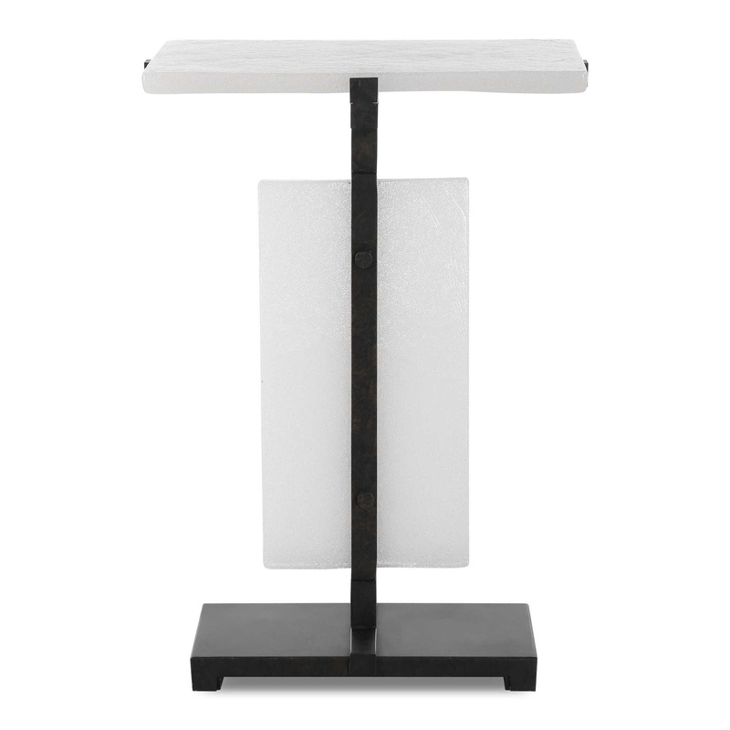 Elements Bubble – Glass Accent Table