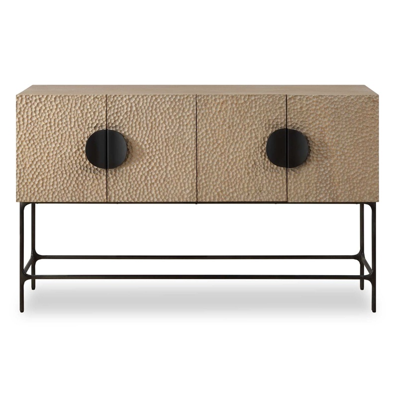 Lunar – 4 Door Elm Wood Cabinet