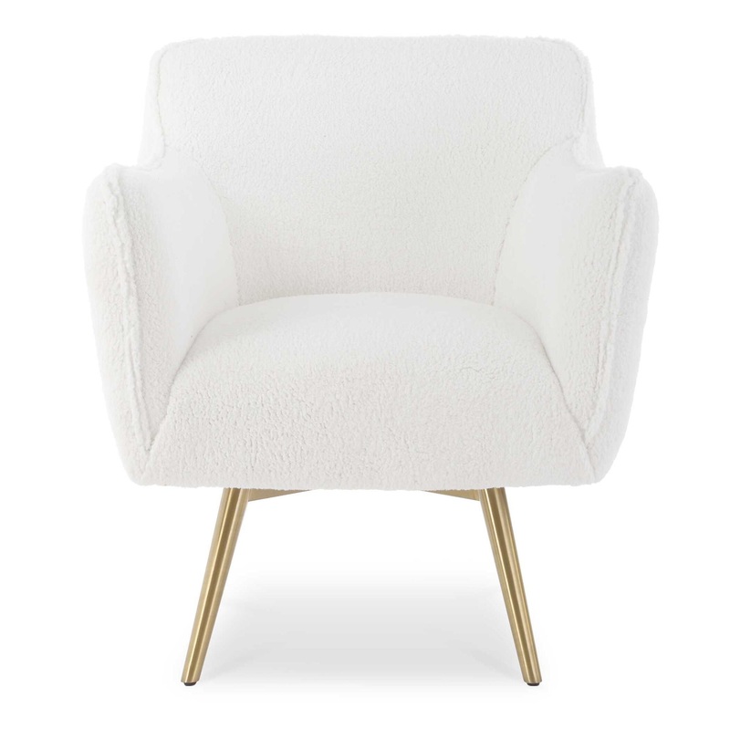 Oasis – White Swivel Chair