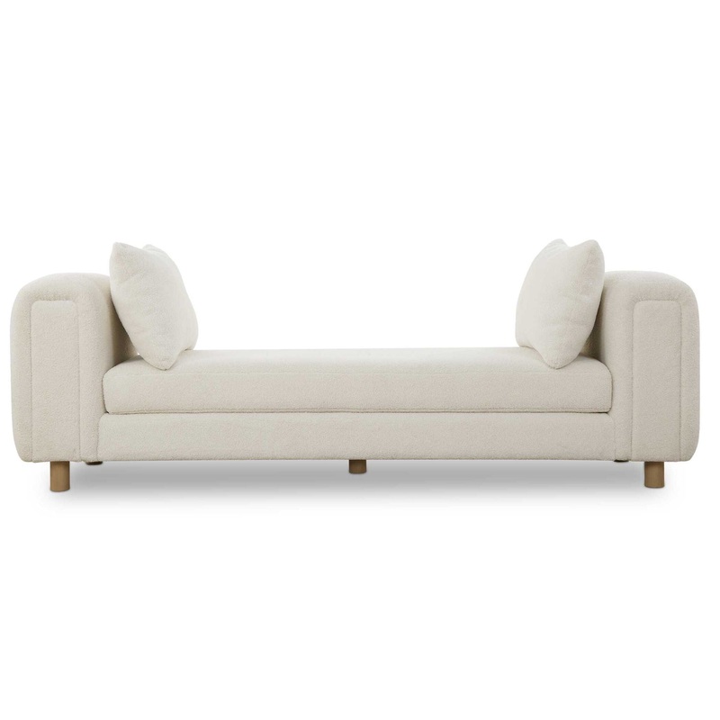 Repose – Oversized Ivory Bench
