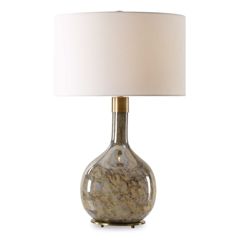 Rhine – Brown Glass Table Lamp