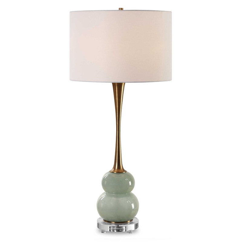 Sanctuary – Green Gray Table Lamp