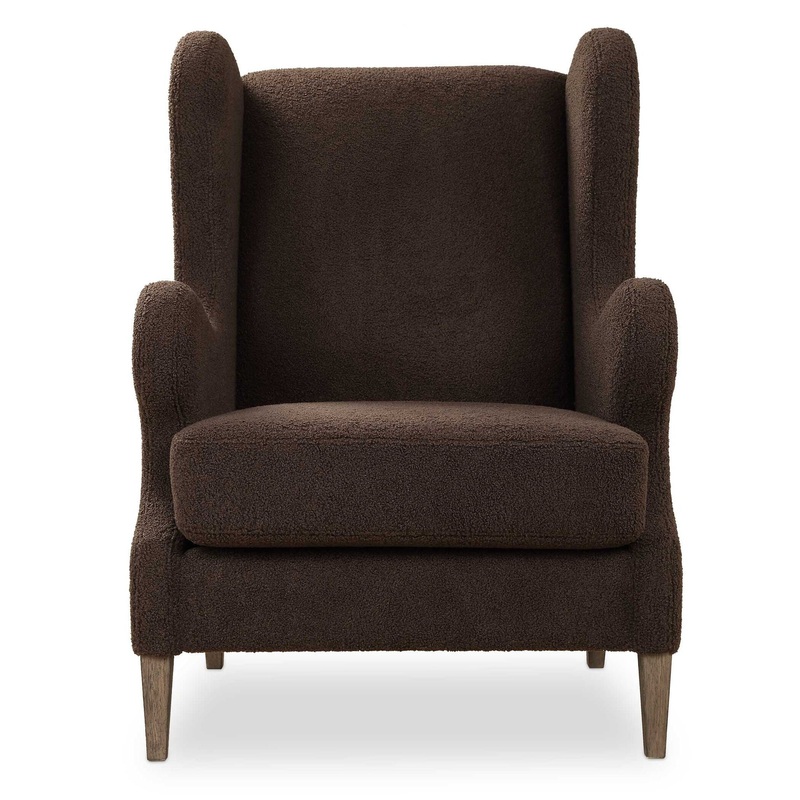 Serpentine – Brown Fabric Accent Chair