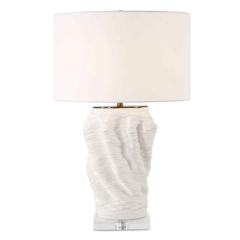 Stratified – White Table Lamp