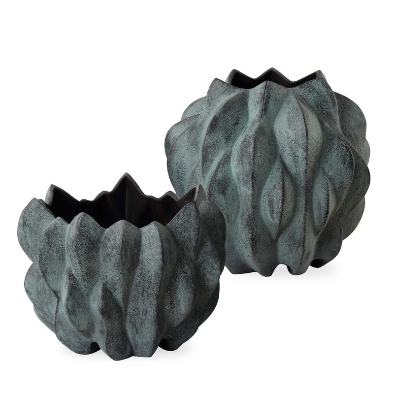 Verdant – Vases (Set of 2) – Bronze