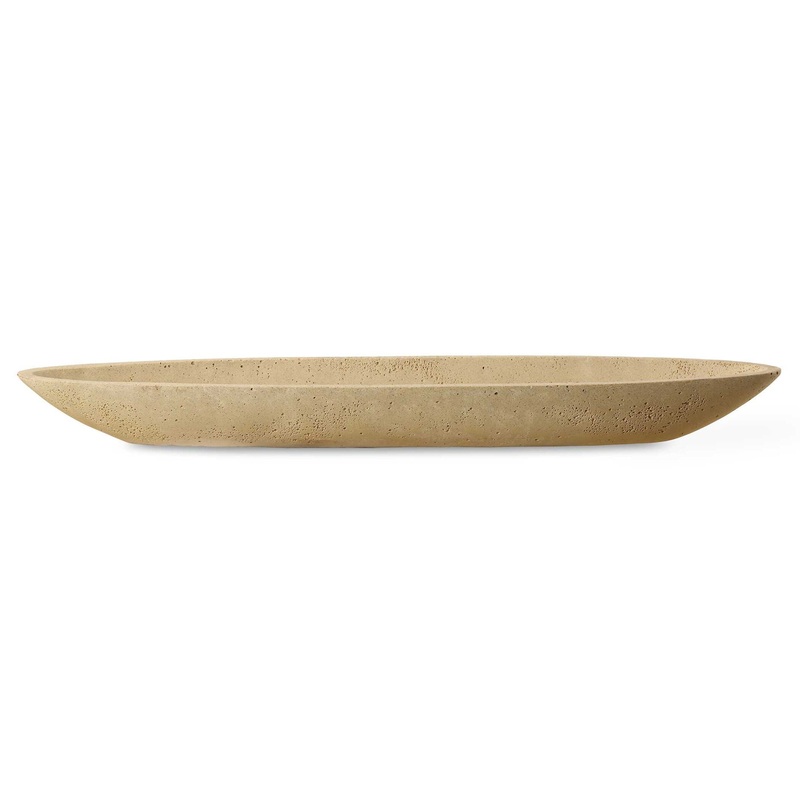 Vessel – Cast Ivory Canoe Bowl