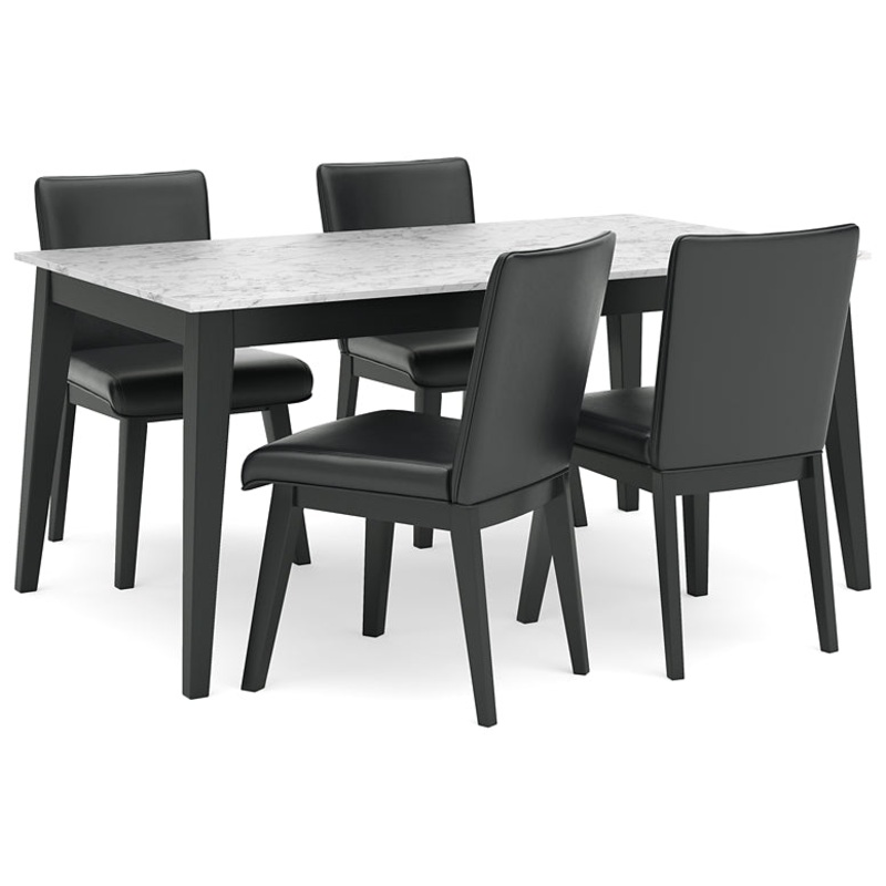 Jettaya Dining Table and 4 Chairs