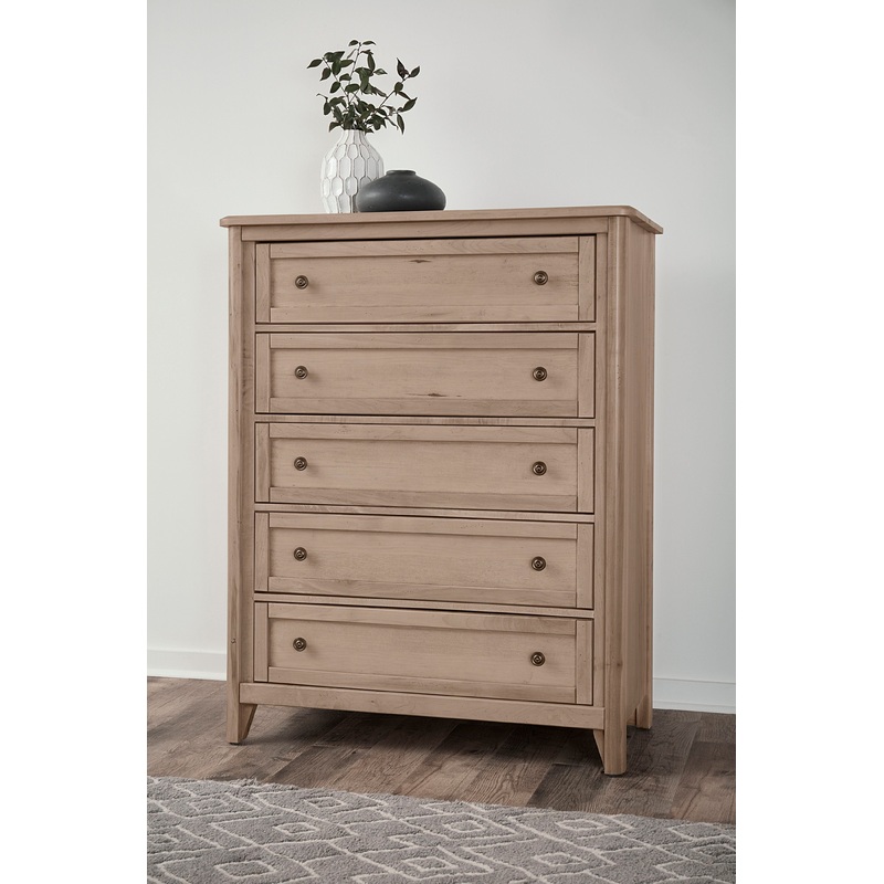 Woodbridge – Chest – 5 Drawer – Clear Maple
