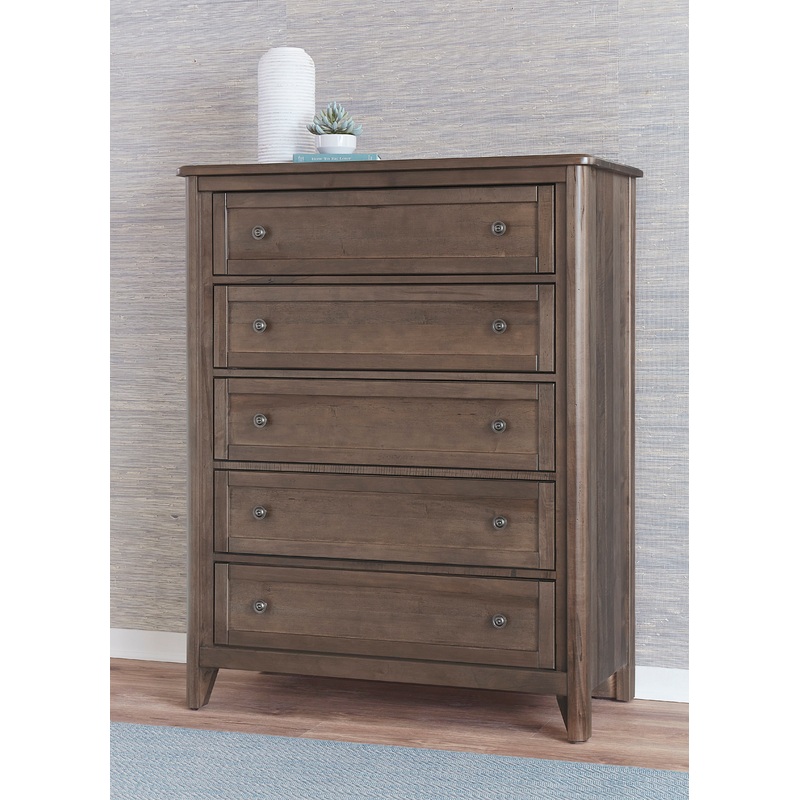 Woodbridge – Chest – 5 Drawer|Dark Brown|Light Brown