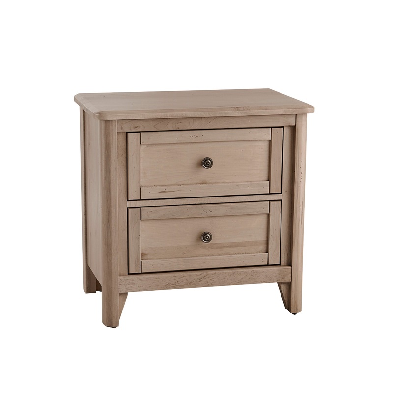 Woodbridge – Nightstand – 2 Drawer – Clear Maple