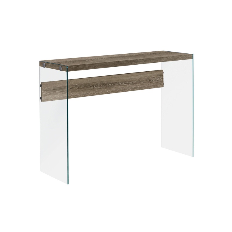 Console Accent Table Narrow For Living Room – Taupe