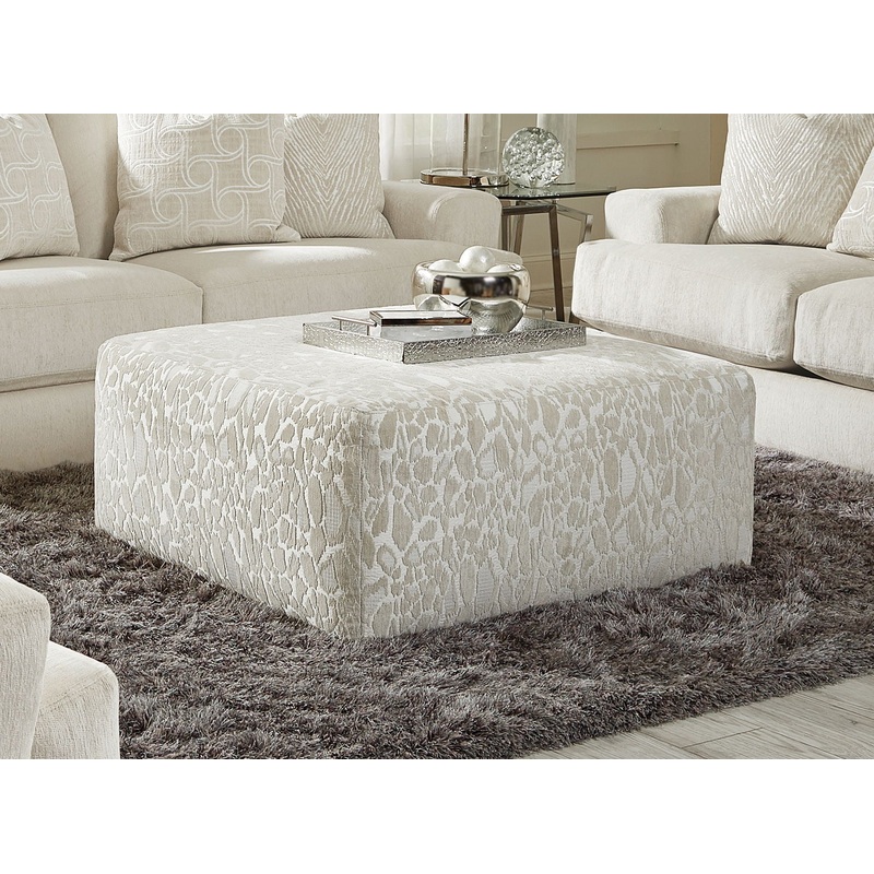 Lamar – Cocktail Ottoman|Cream|Shark