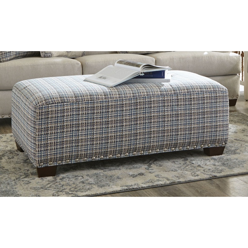 Newberg – Cocktail Ottoman|Platinum|Winter