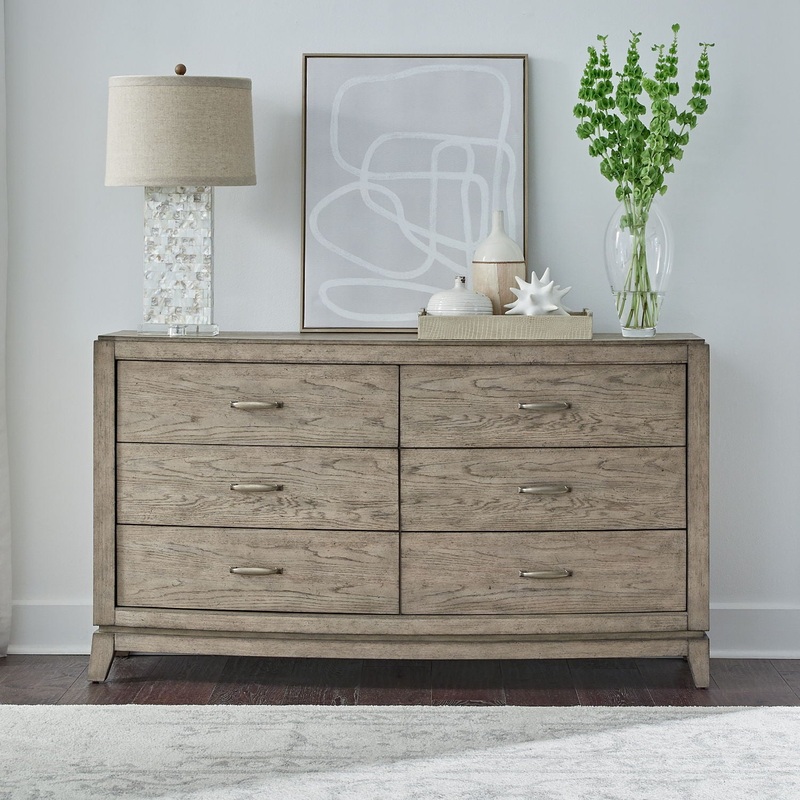 Avalon – 6 Drawer Dresser – Burnished Beige