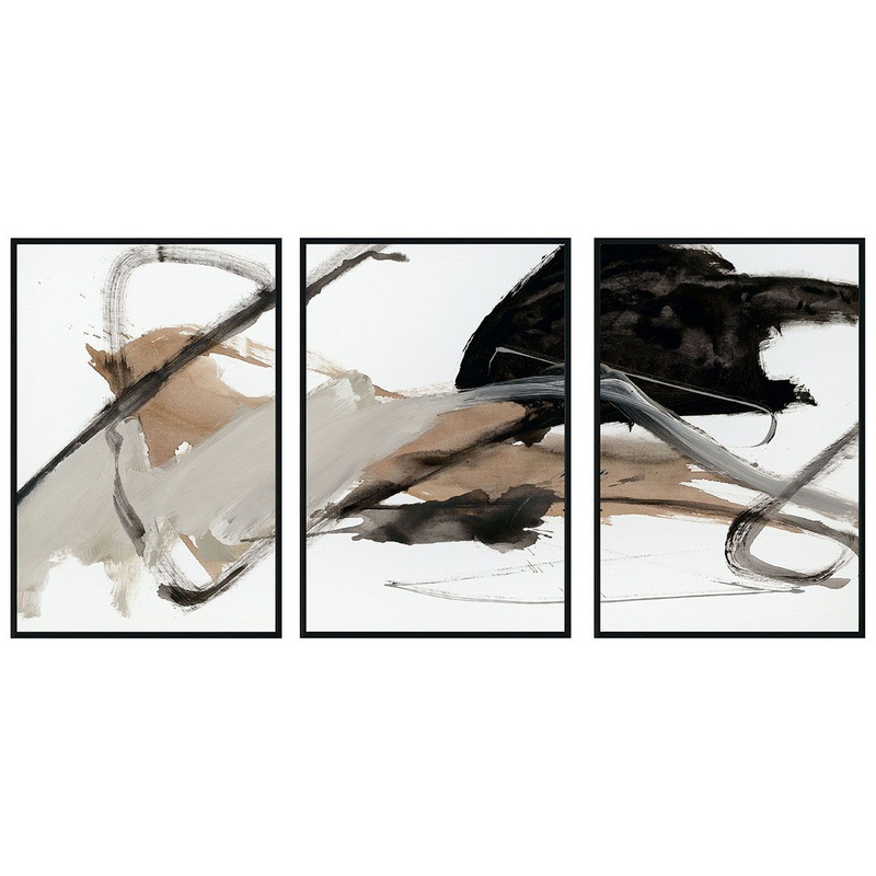 Boss – Painting 72′ x 36′ By Buddy Whitlock (Set of 3) – Black