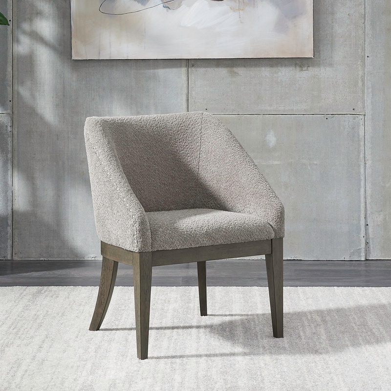 Cascade Falls – Upholstered Side Chair (RTA) – Satin Espresso