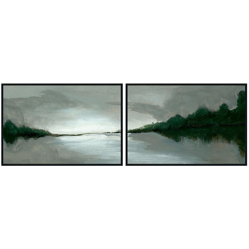 Flash – Painting 48′ x 36′ By Buddy Whitlock (Set of 2) – Black