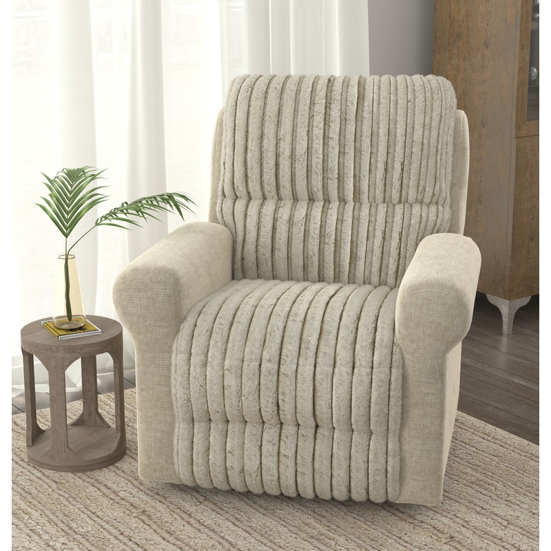 Foxy – Swivel Glider Recliner|Porcelain|Nickel
