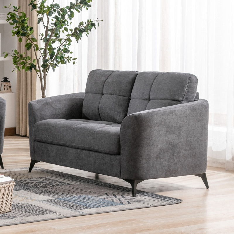 Callie – Woven Fabric Loveseat