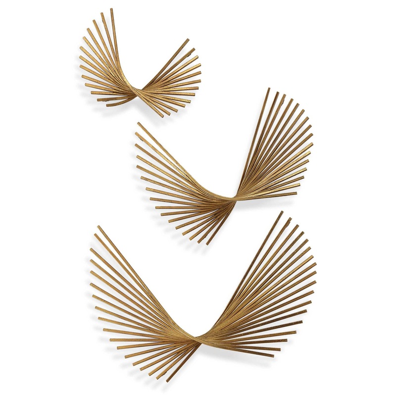 Coreograph – Antique Wall Decor (Set of 3) – Gold