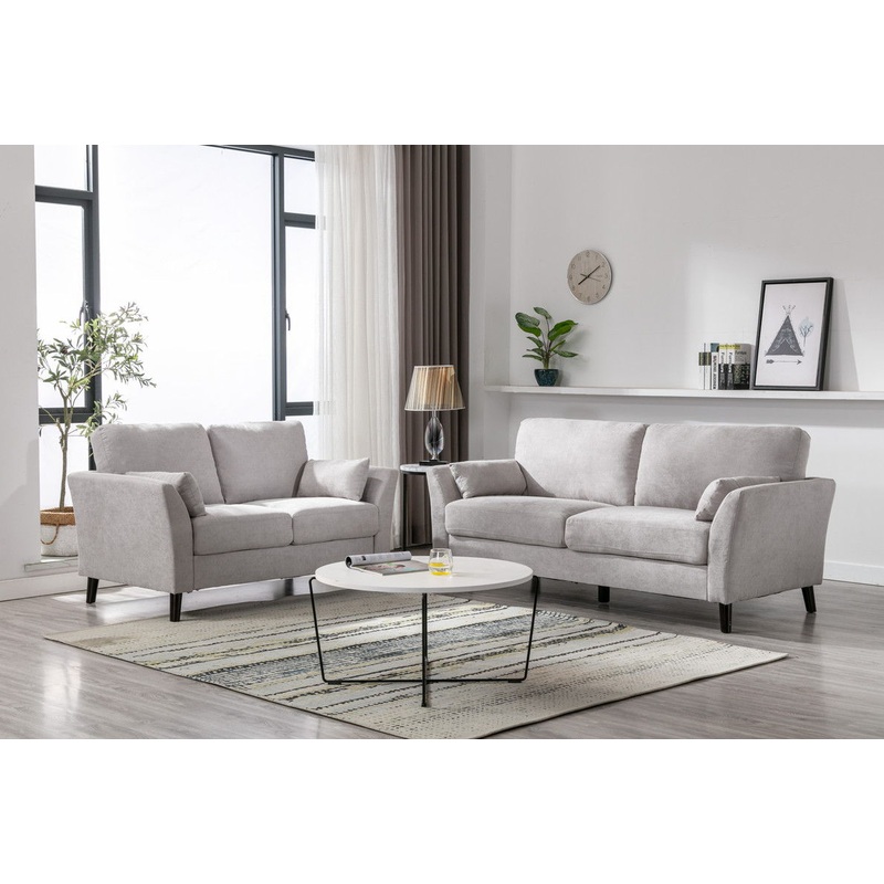 Damian – Woven Fabric Sofa Set