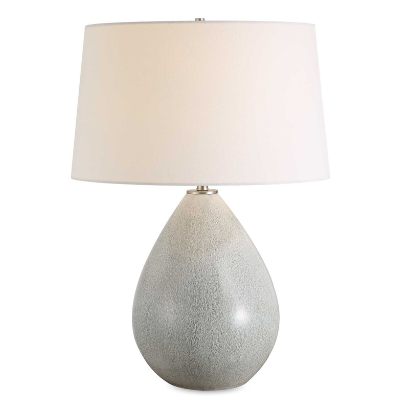 Moray – Glaze Table Lamp – Gray