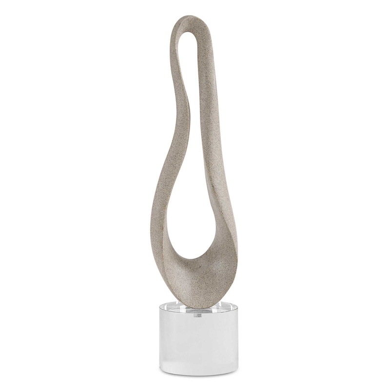 Oval Harmony – Sculpture – Gray