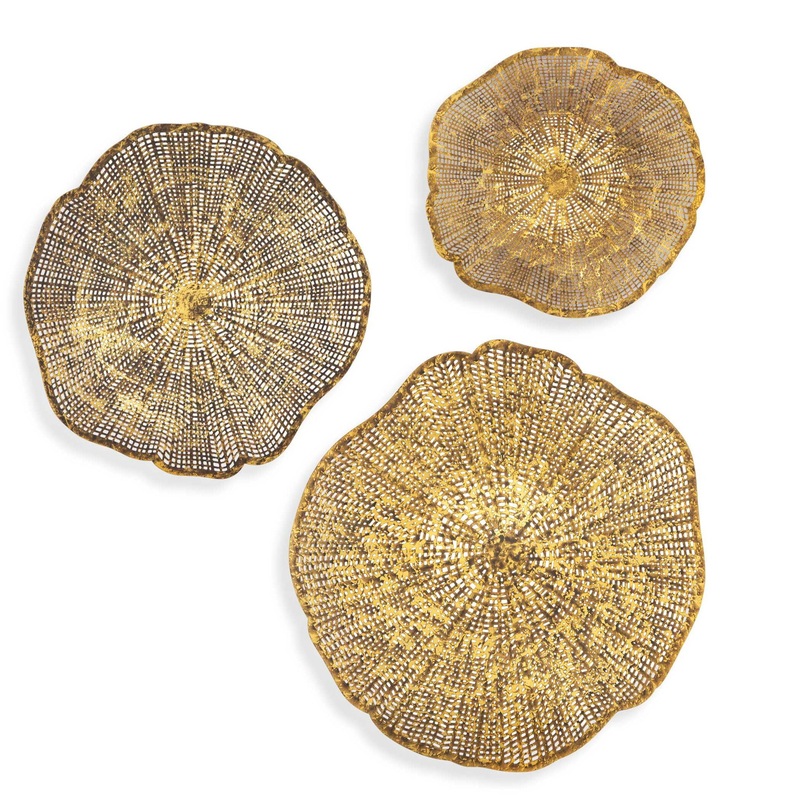 Radiance – Metal Wall Decor (Set of 3) – Gold