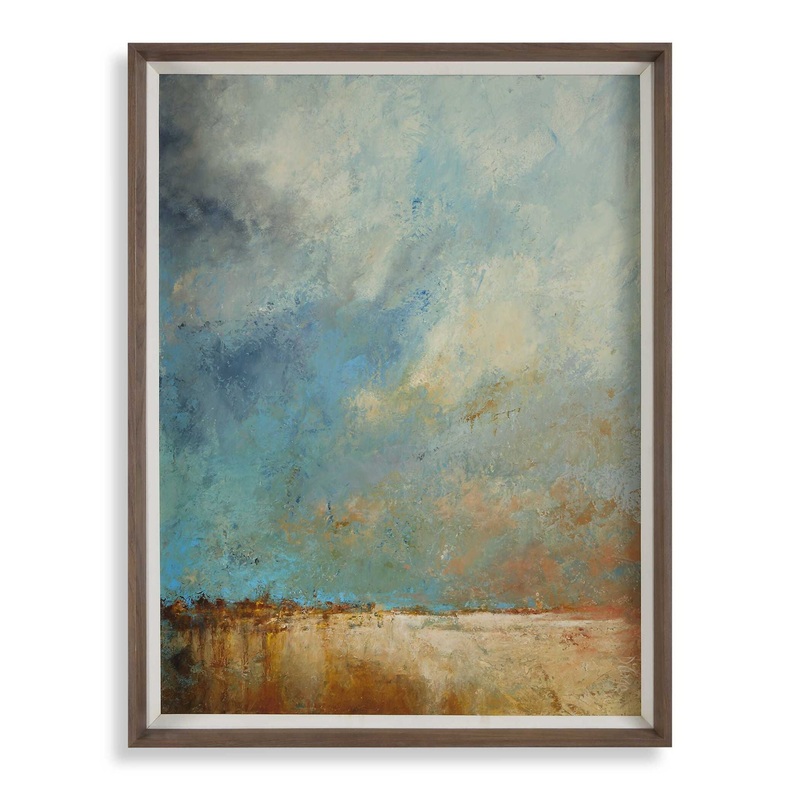 Vista Grande – Framed Desertscape Print – Dark Brown